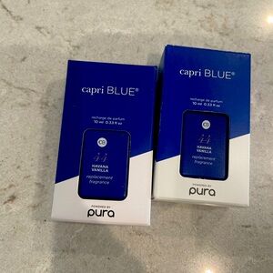 Pura refills x2 Capri blue Havana vanilla scent refill